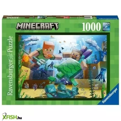 Ravensburger puzzle 1000 db - minecraft mosaic
