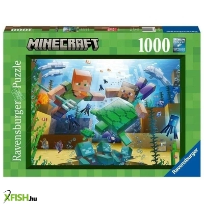 Ravensburger puzzle 1000 db - minecraft mosaic