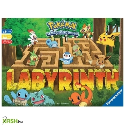 Ravensburger pokémon labirintus társasjáték