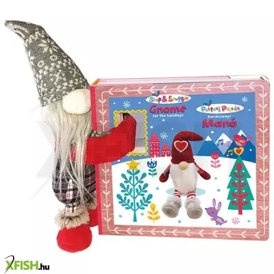 Kensho karácsonyi manó mesekönyv plüssel