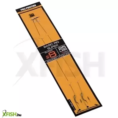 Spro Str Basic Rig Super Előkötött rablóhalas horog 6-Os 2Db/Cs