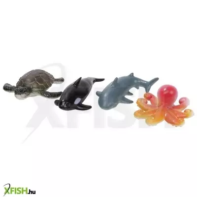 Hang shun műanyag tengeri állat 4 darabos készlet - többféle