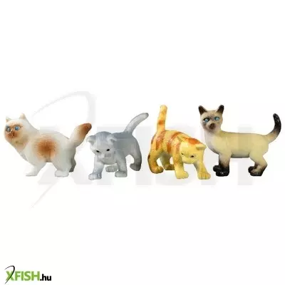 Hang shun műanyag cica 4 darabos készlet