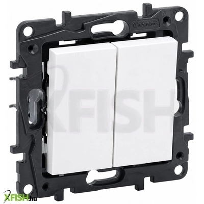 Legrand 863108 niloé step kettős váltókapcsoló 10ax fehér
