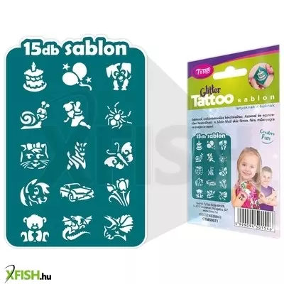 Tytoo szülinapos sablon szett 15 db-os