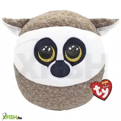 Ty squishy beanies párna alakú plüss figura linus, 22 cm - lemúr