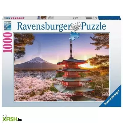 Ravensburger puzzle 1000 db - cseresznyefavirágzás japánban