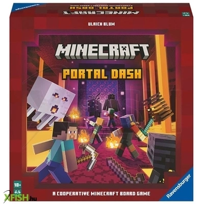 Ravensburger minecraft portal dash társasjáték