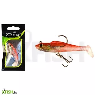 Wizard Swimbait Paddle Shad Gumihal Whitered 2 Inch 1db/csomag