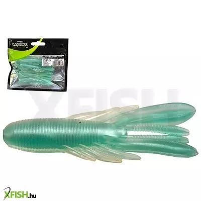 Wizard Bass Grub Clear Green Rák Imitáció 7cm 5db/csomag
