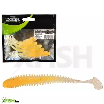 Wizard Power Minnow Gumihal Orange 9cm 5db/csomag