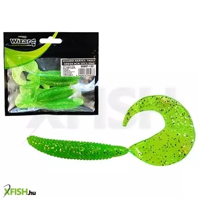 Wizard Harpex Twister Green 9cm 5db/csomag