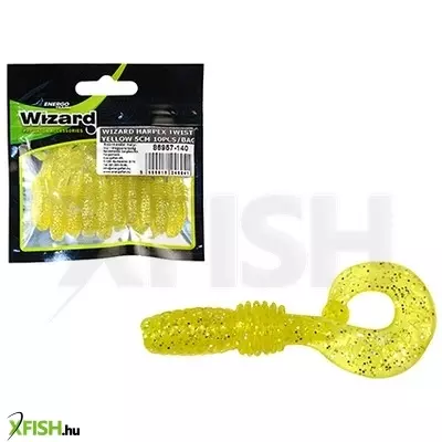 Wizard Harpex Twister Yellow 5cm 10db/csomag