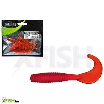 Wizard Harpex Twister Red 5cm 10db/csomag