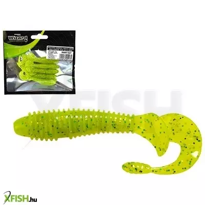 Wizard Harpex Twister Grub Pro Green 7cm 5db/csomag