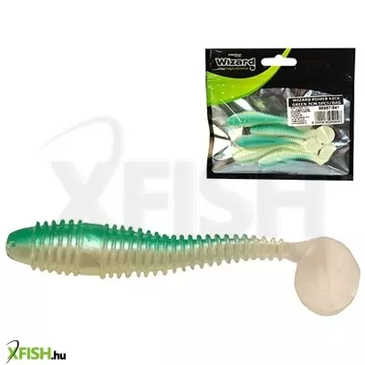 Wizard Power Kick Gumihal Green 7cm 5db/csomag
