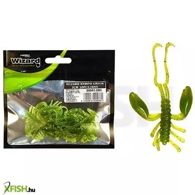 Wizard Nymph Rák Imitáció Green 3cm 10db/csomag