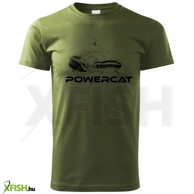 Nevis Powercat Harcsa Mintás Horgász Póló S