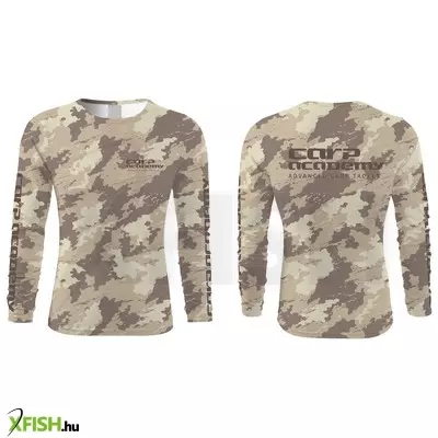 Carp Academy Camou Uv Hosszú Újjú Horgász Póló Xxl