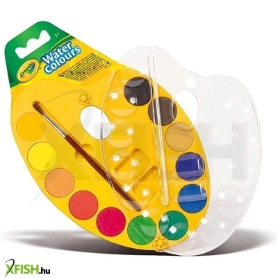crayola vízfesték paletta 12 színű 53-8434