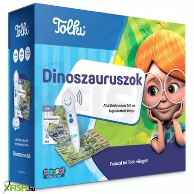 Tolki - dinoszauruszok szett (könyv +toll)