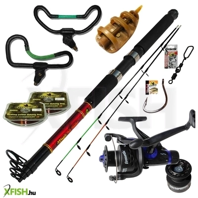 Frenetic Pontyozó Tele Feeder Horgász Szett 330cm