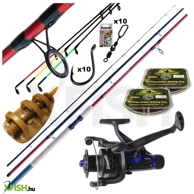 Frenetic Fire Feeder Horgász Szett 360cm 80-180g Nyeletőfékes Orsóval