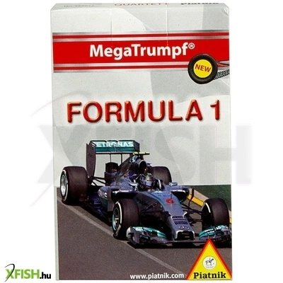 Formula 1 autók - kvartett kártyajáték