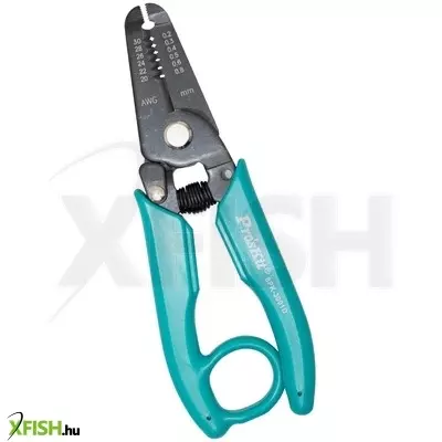 Sma pro’skit 8pk-3001d precíziós vezeték csupaszoló fogó, 3in1 vág-csupaszol-szorít, 0.2/0.3/0.4/0.5/0.6/0.8mm, biztonsági zár