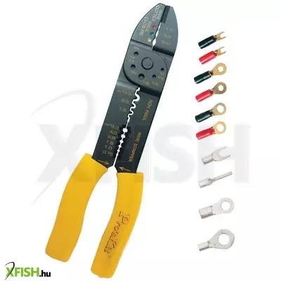 Sma proskit 8pk-313b kábelcsupaszoló és préselő fogó, 230 mm, több féle mérethez, szigetelt és szigeteletlen sarukhoz