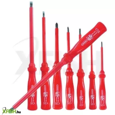 Sma proskit 8pk-8100 szigetelt csavarhúzókészlet, max 1000 v~, króm-vandánium, mágnesezett fejek, 7 darabos