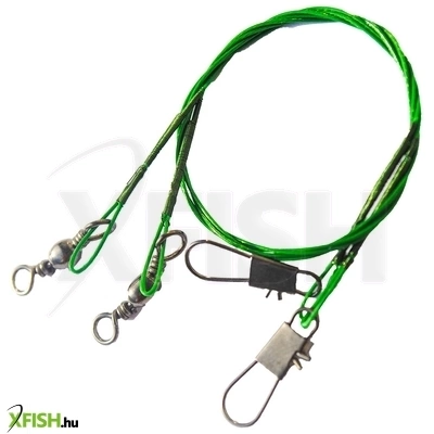 Frenetic Acélelőke | Hossz: 30 Cm, Kiszerelés: 2 Db / Csomag, Szakítószilárdság: 15 Kg, Szín: Zöld