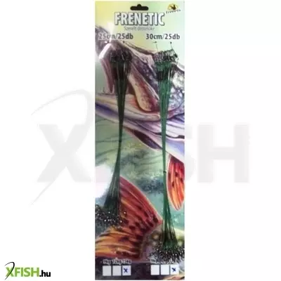 Frenetic Acélelőke Tábla | Hossz: 25 Cm És 30 Cm, Kiszerelés: 50 Db / Tábla, Szakítószilárdság: 9 Kg, Szín: Zöld