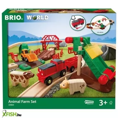 Brio vonat farm készlet