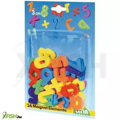 Lena mágneses nagybetűk 36 darabos készlet