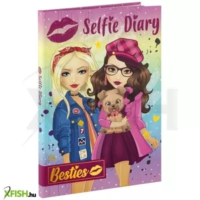 grafix besties - titkos napló láthatatlan tintás tollal, 155x21 cm, 50 lap