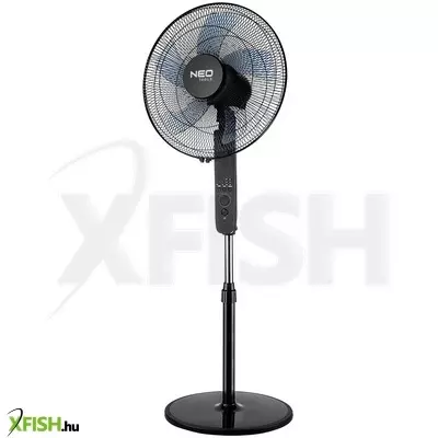 Neotools álló ventilátor 45w, átmérő 40cm, 3 sebességfokozat, forgó, távirányitó, időzités, 3 üzemmód