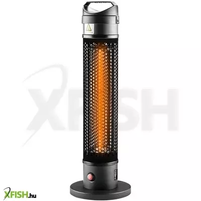 Neotools halogén, infravörös álló hősugárzó 1000w, ip44, kül és beltéri, borulásvédelem, fogantyú, 3m2-ig