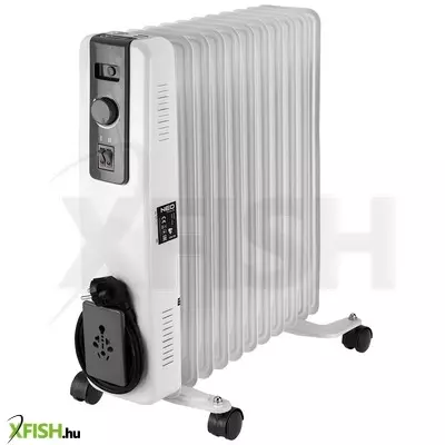 Neotools olajradiátor, 11 bordás, 3 fokozatú, 1000/1500/2500w