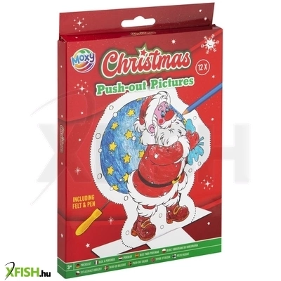 Grafix karácsonyi dekoráció, 12 lap, 15x20 cm