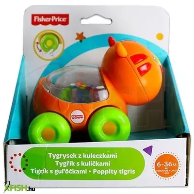 Fisher-Price: Poppity guruló csörgő tigris bébijáték