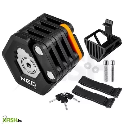 neotools kerékpárzár, összecsukható, vázra rögzíthető, 78cm