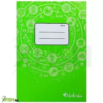 Victoria: A4-es sima füzet - 80-32