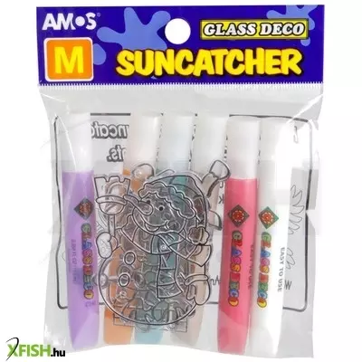 Amos glass deco üvegfesték készlet