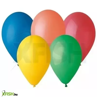 Vegyes színes 26 cm-es lufi - 20 db-os