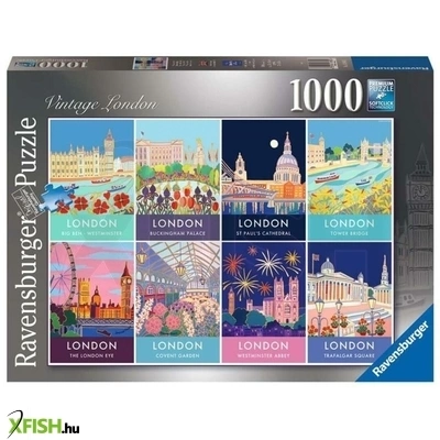 ravensburger puzzle 1000 db - vintage london
