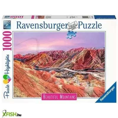 Ravensburger puzzle 1000 db - regenbogenberge