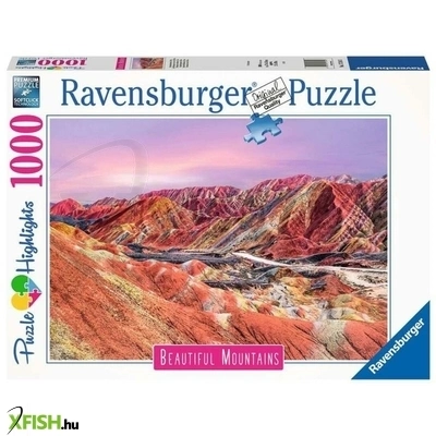Ravensburger puzzle 1000 db - regenbogenberge