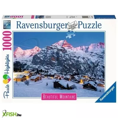 Ravensburger puzzle 1000 db - berner oberland, mürren