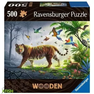 Ravensburger puzzle 500 db - tigris a dzsungelban